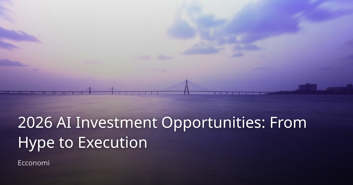 2026 AI Investment Opportunities: From Hype to Execution - Ecconomi