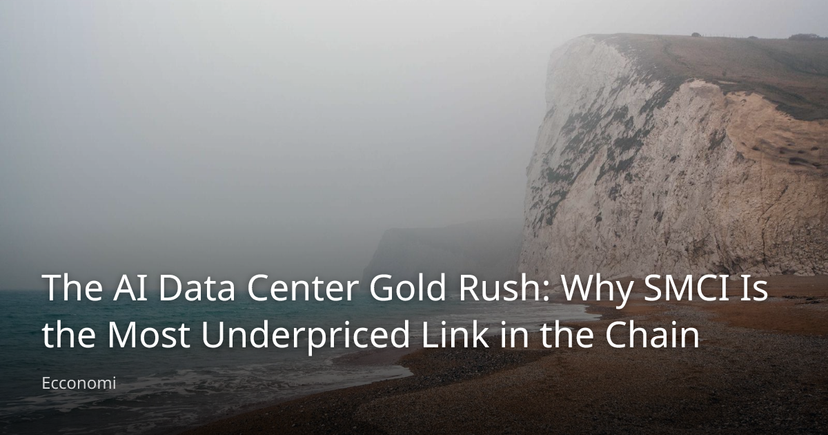 The AI Data Center Gold Rush: Why SMCI Is the Most Underpriced Link in ...