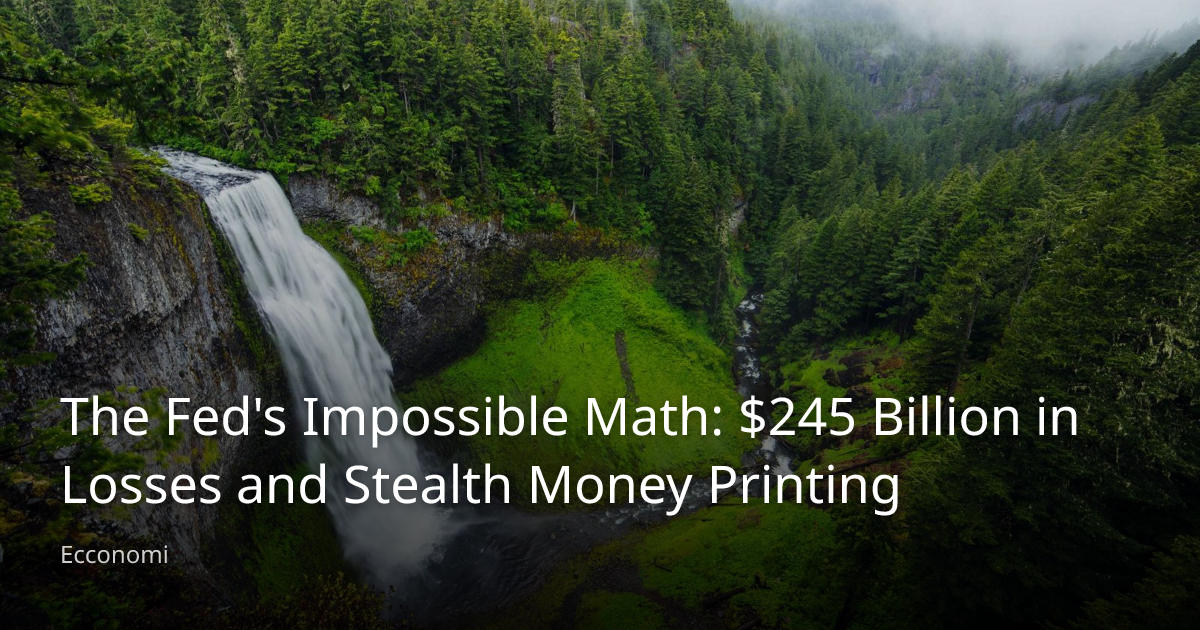 The Fed's Impossible Math: $245 Billion in Losses and Stealth Money ...