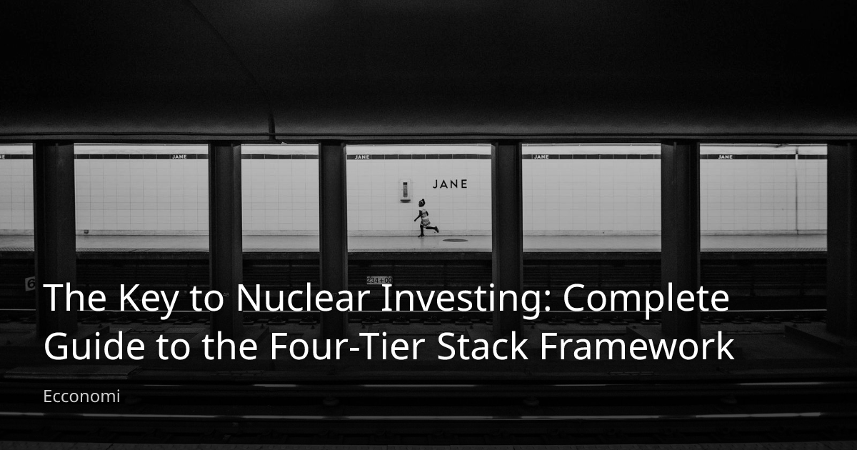 The Key to Nuclear Investing: Complete Guide to the Four-Tier Stack ...